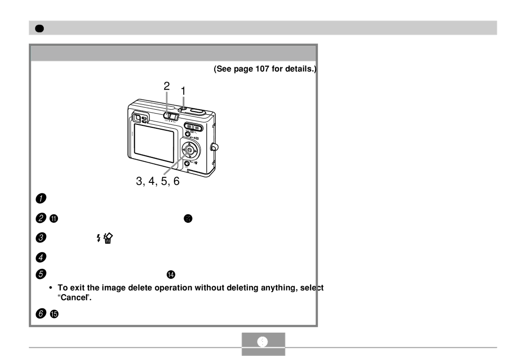 Casio EX-Z4 manual To delete an image, Press SET to delete the image 