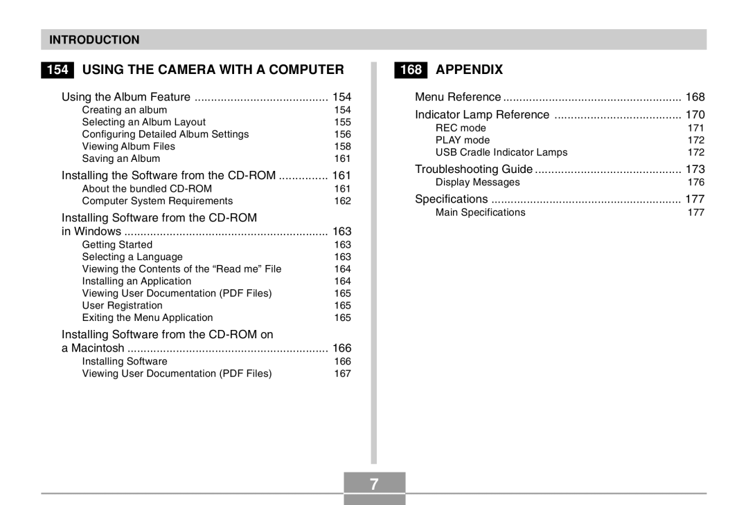 Casio EX-Z4 manual Using the Camera with a Computer 