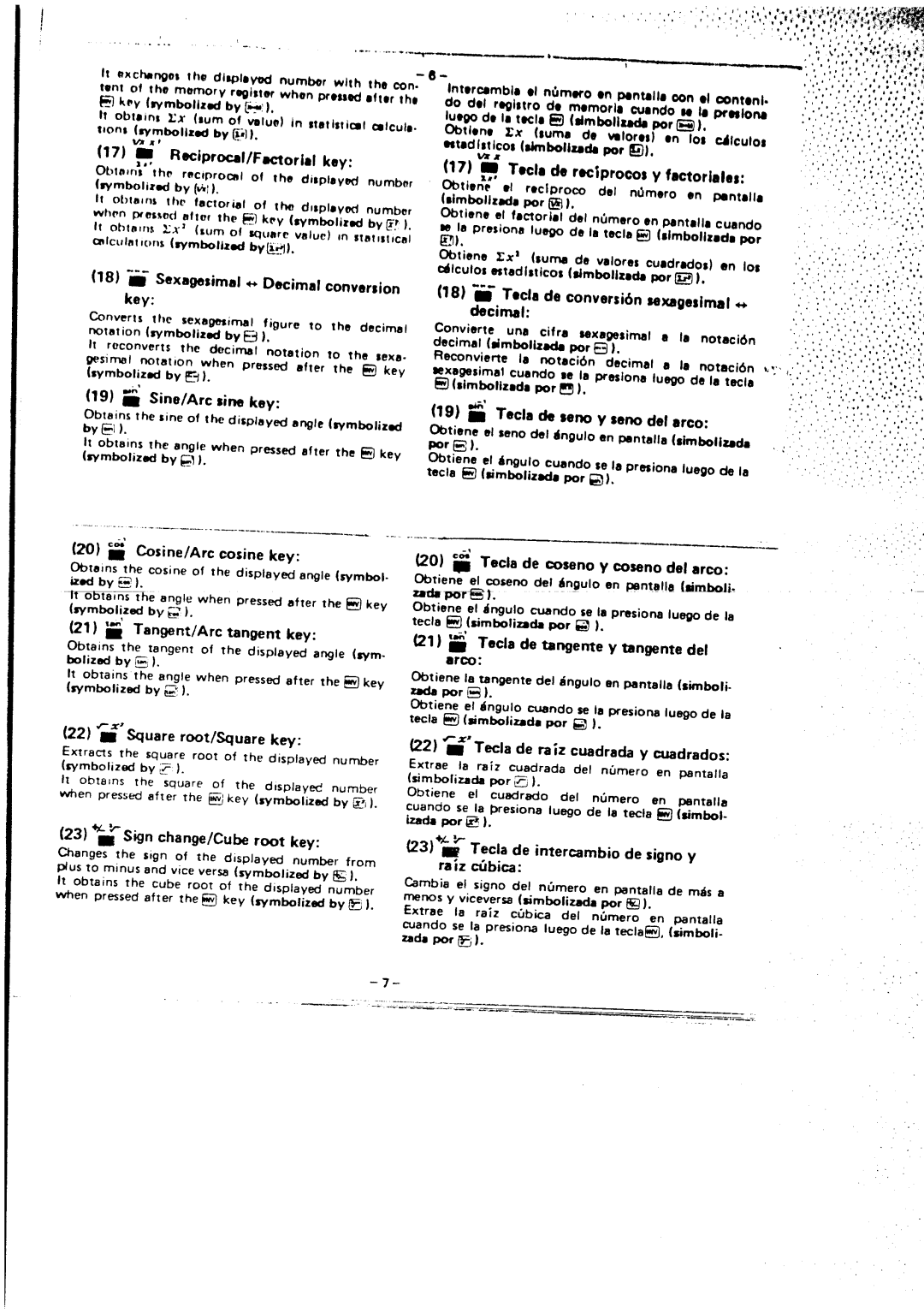 Casio fx-80 manual 