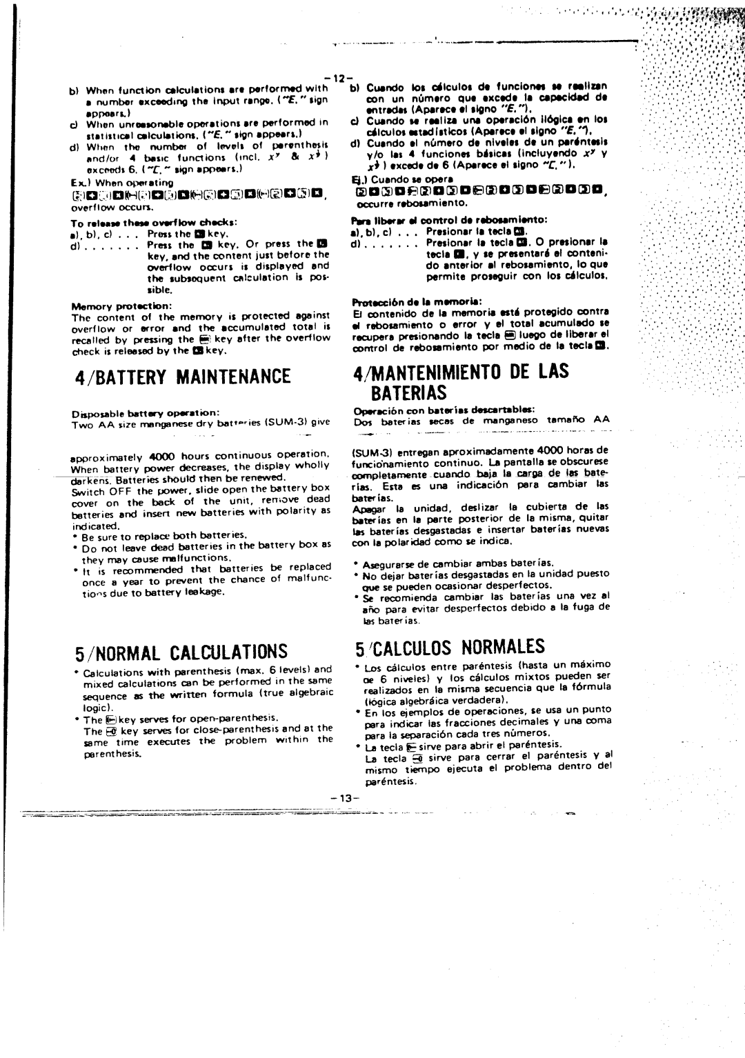 Casio fx-80 manual 