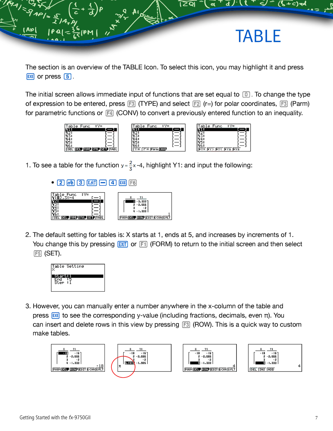 Casio FX-9750GII manual 2Z3F-4LU 
