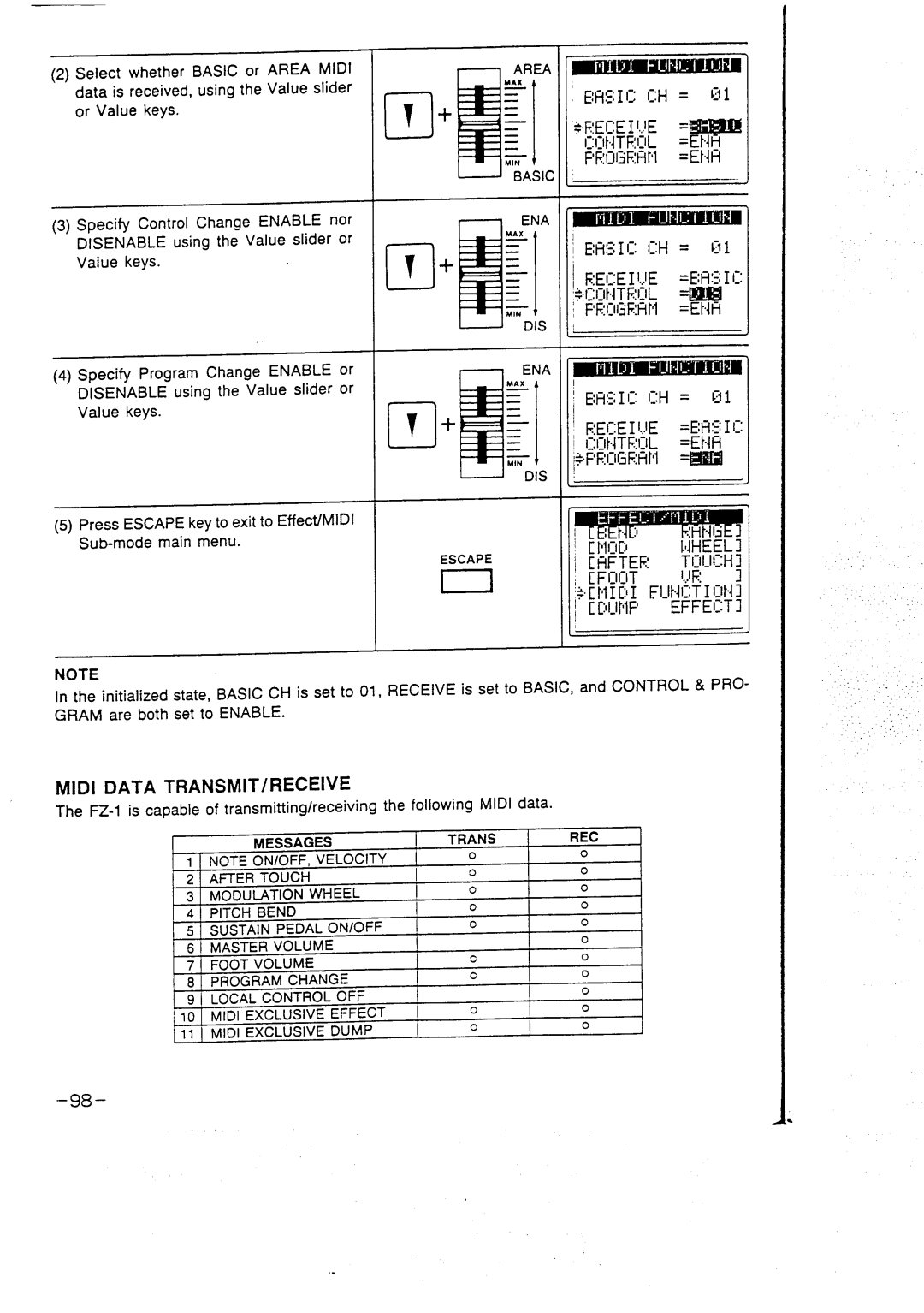 Casio FZ-1 manual 