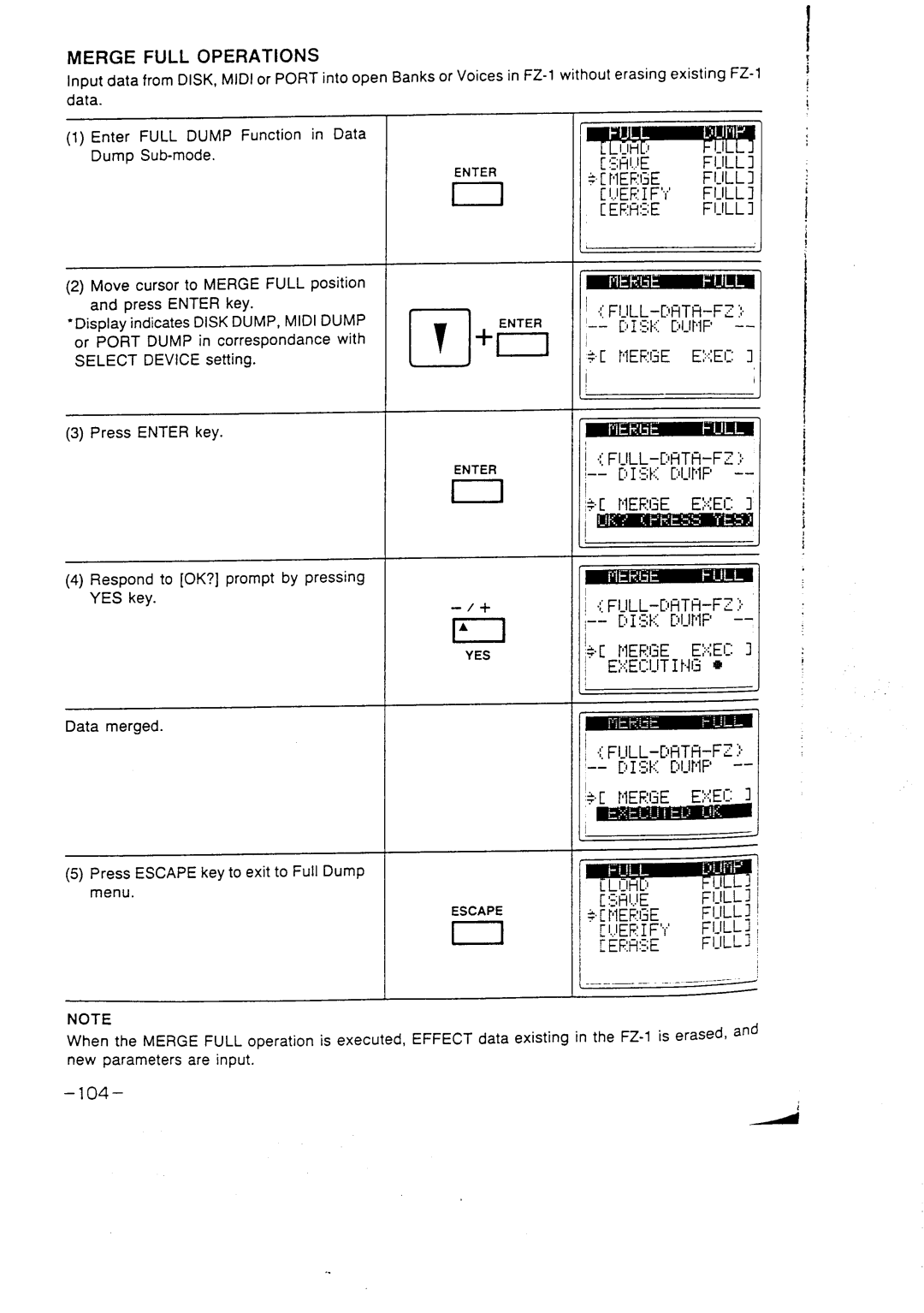 Casio FZ-1 manual 