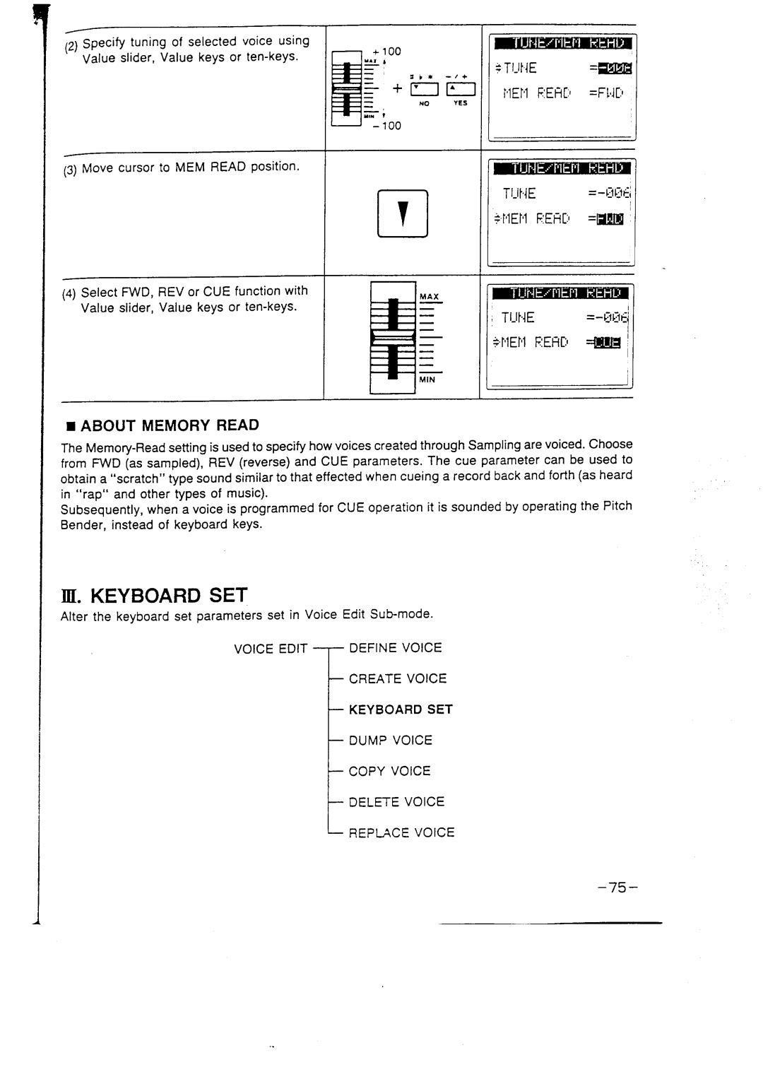 Casio FZ-1 manual 