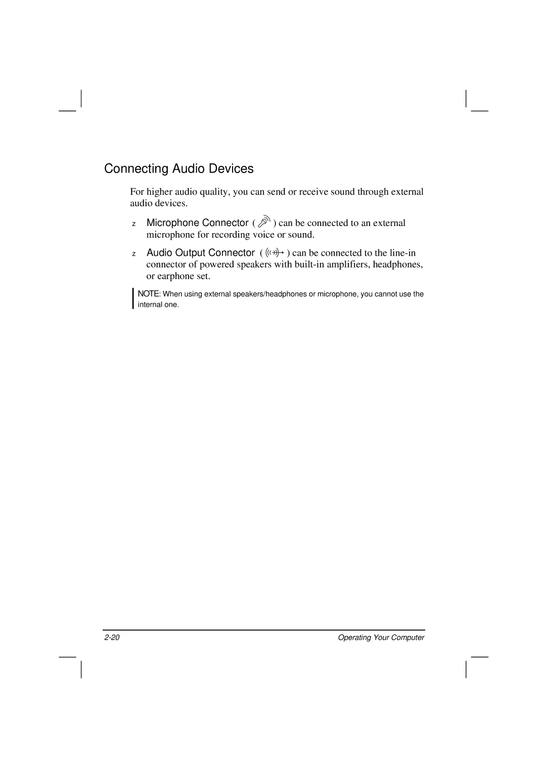 Casio HK1223 owner manual Connecting Audio Devices 