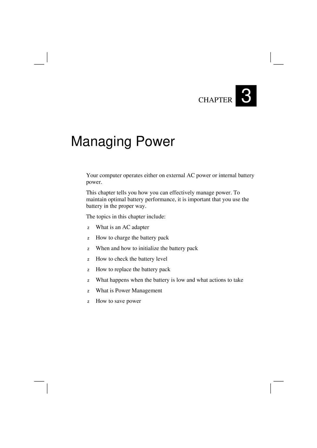 Casio HK1223 owner manual Managing Power 