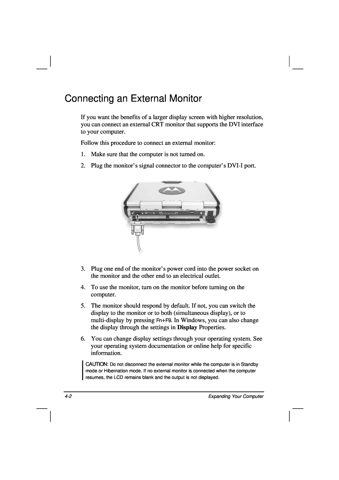 Casio HK1223 owner manual Connecting an External Monitor 