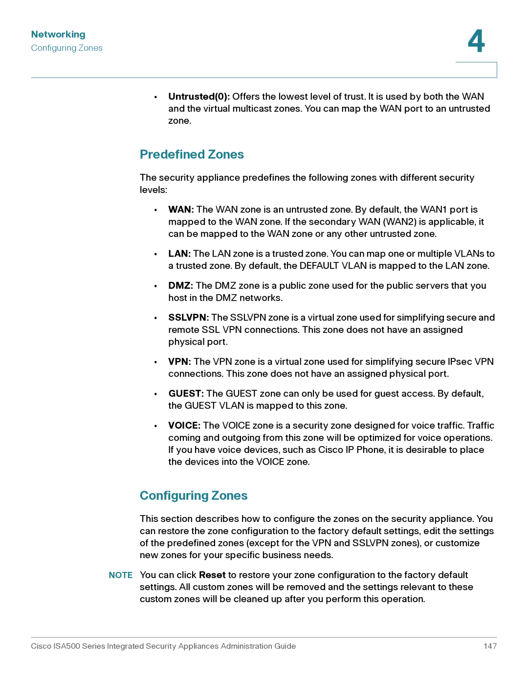 Casio ISA550WBUN3K9 manual Predefined Zones, Configuring Zones 