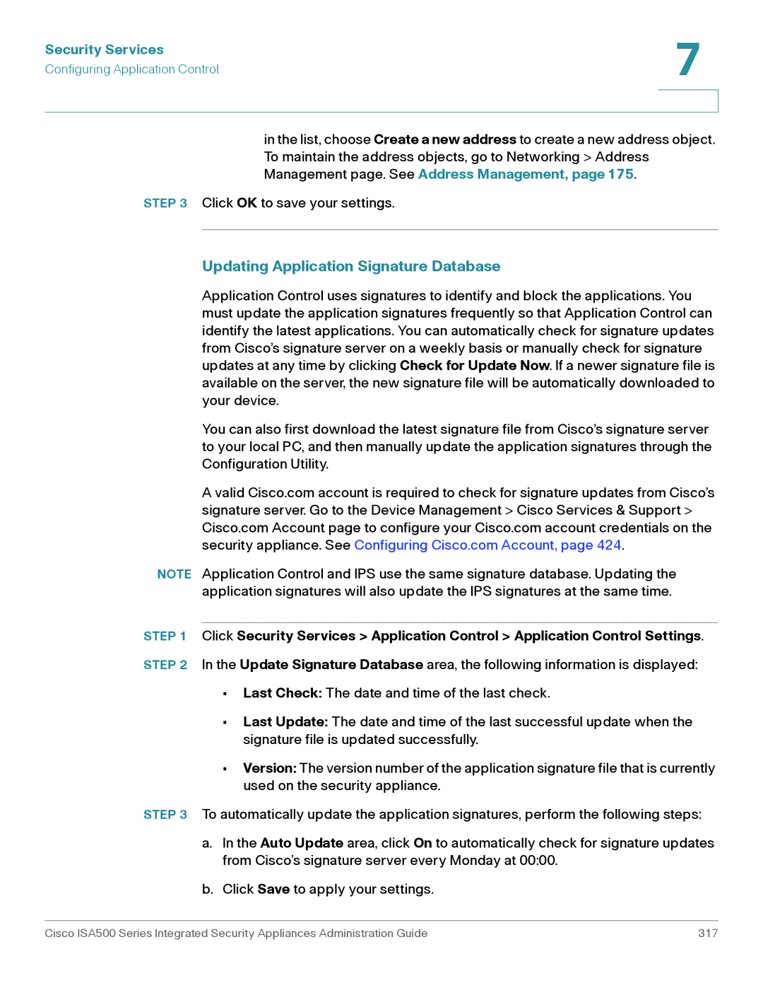 Casio ISA550WBUN3K9 manual Updating Application Signature Database 