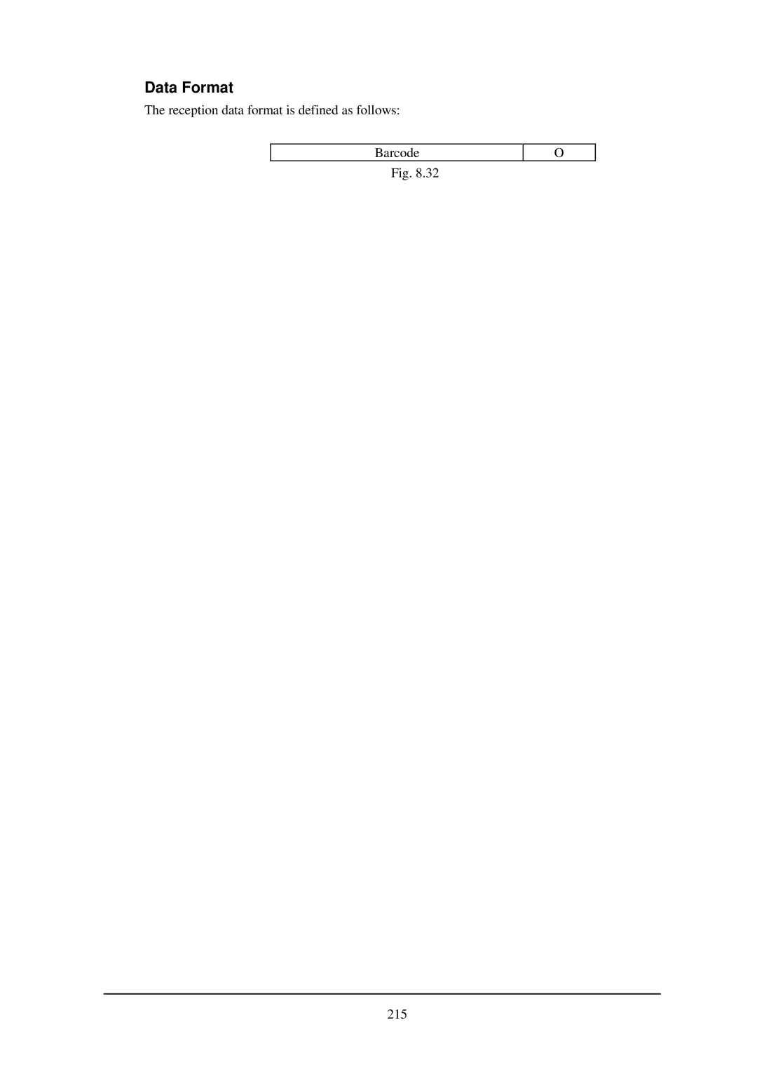 Casio IT-2000W manual Data Format 