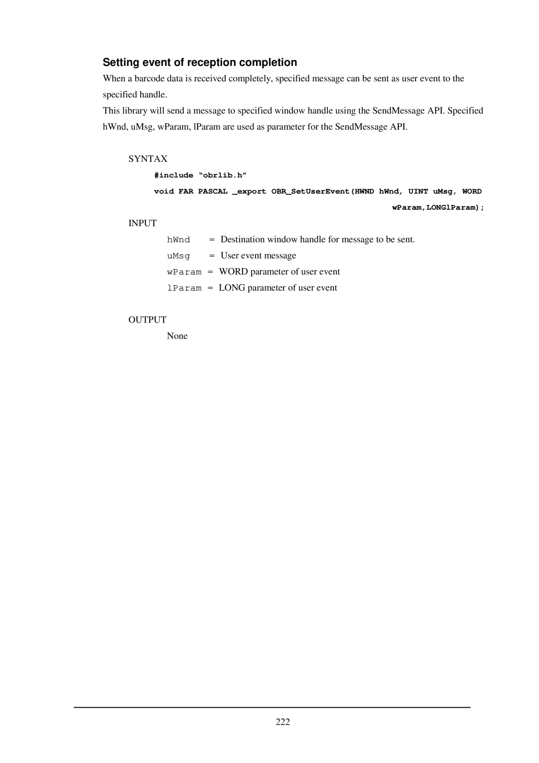 Casio IT-2000W manual Setting event of reception completion 