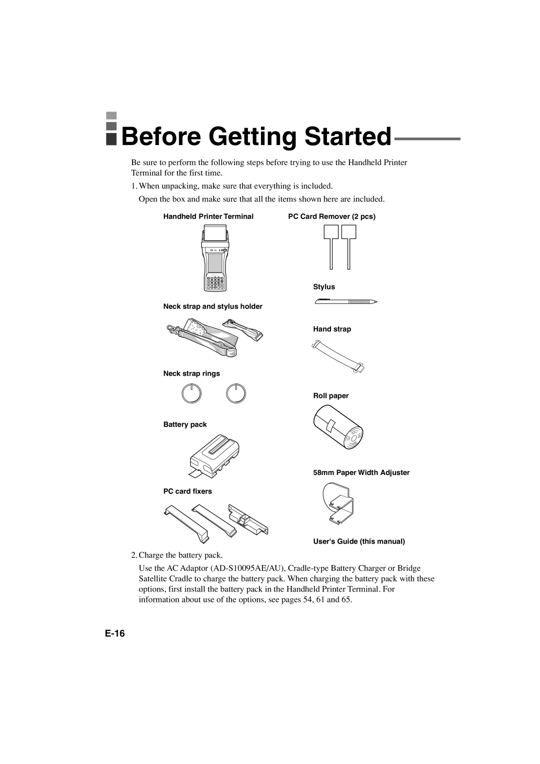 Casio IT-3000 manual Before Getting Started 