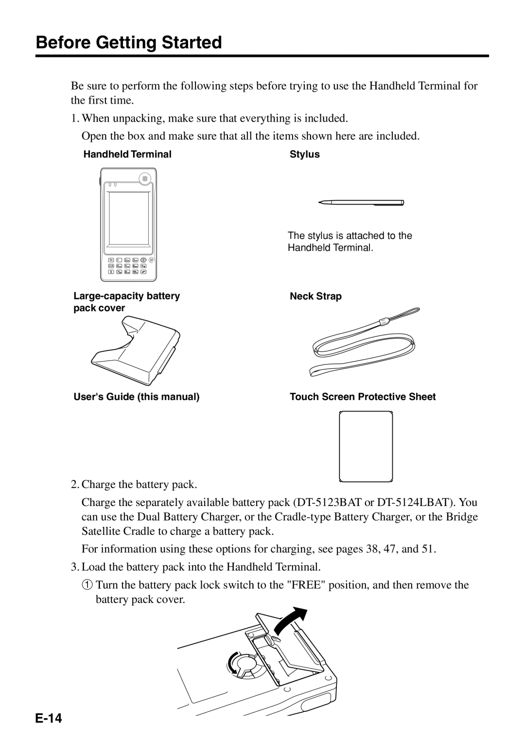 Casio IT-500 manual Before Getting Started 