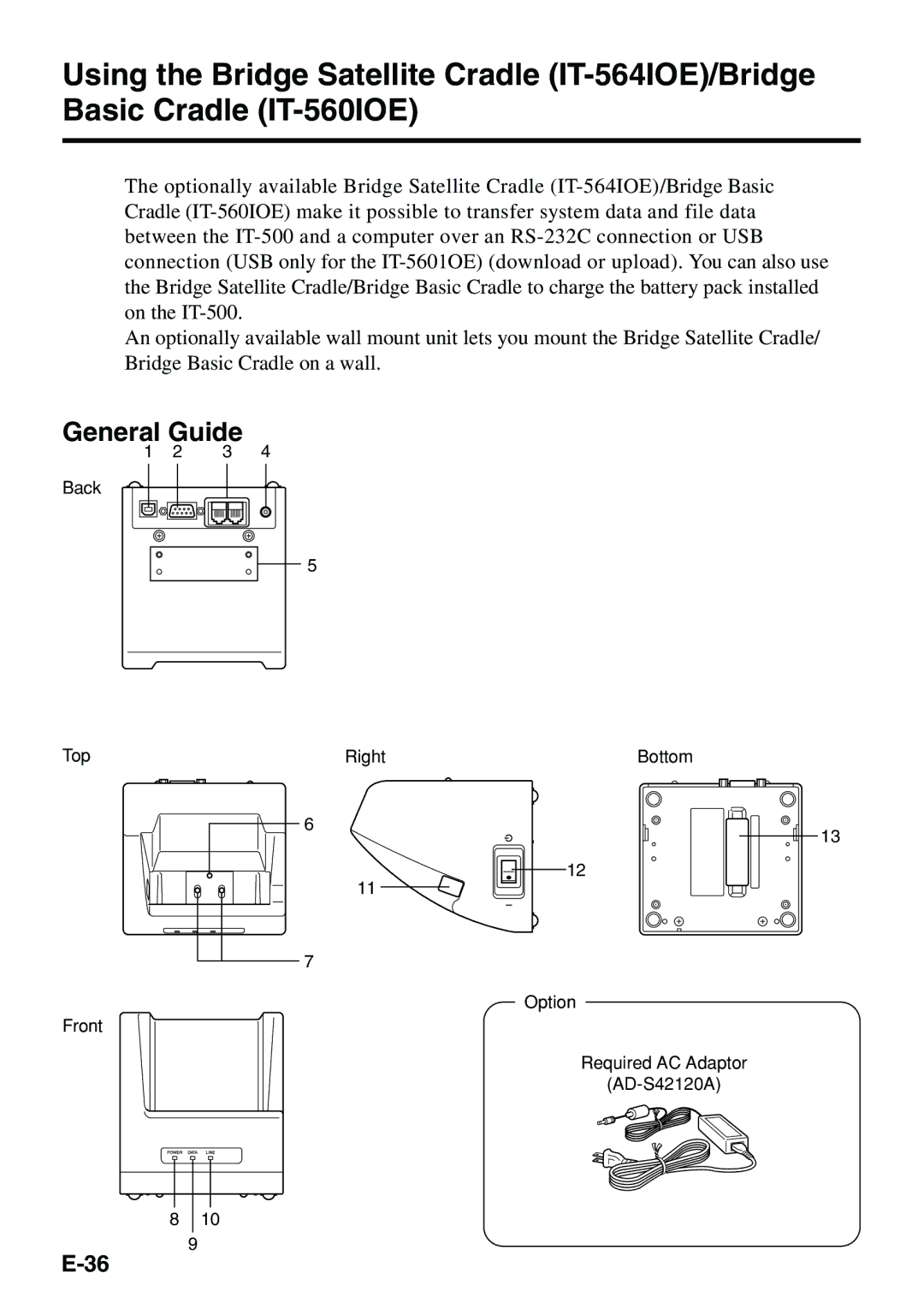 Casio IT-500 manual General Guide 