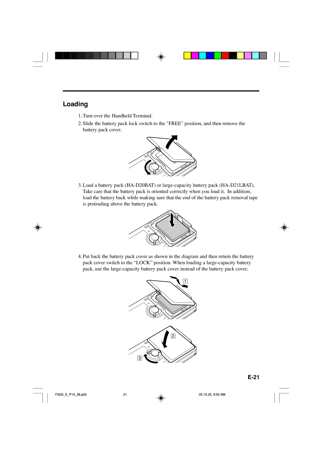 Casio IT-600 manual Loading 