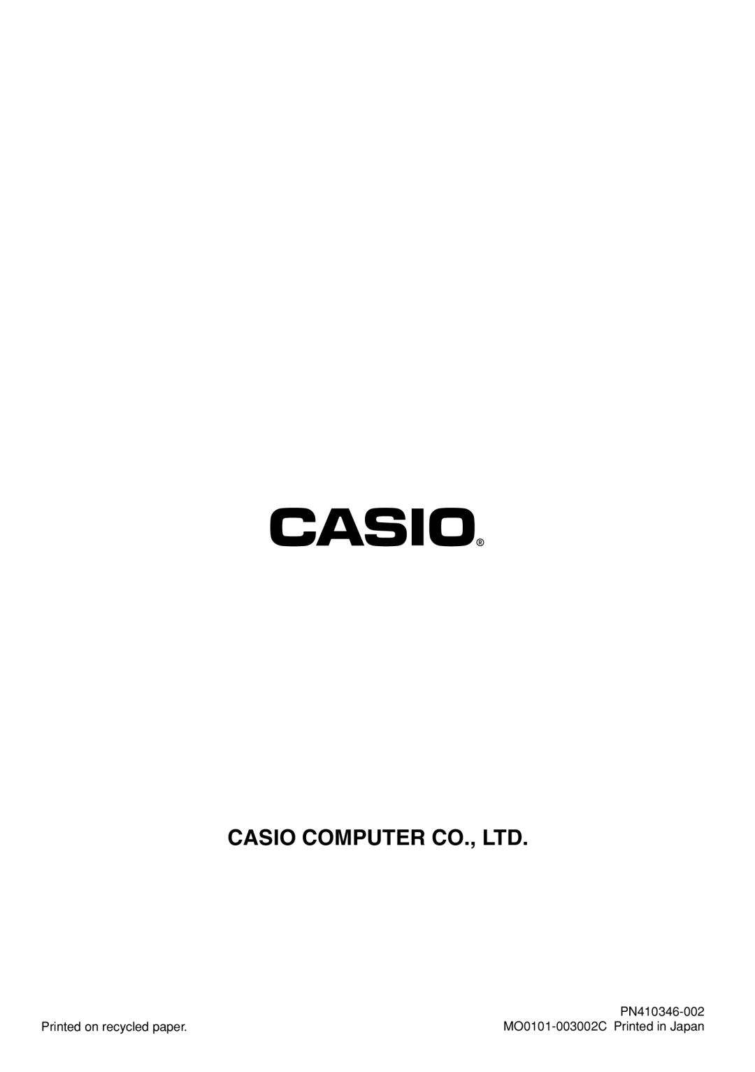 Casio IT-700/70 manual Hon-machi 1-chome Shibuya-ku, Tokyo 151-8543, Japan 