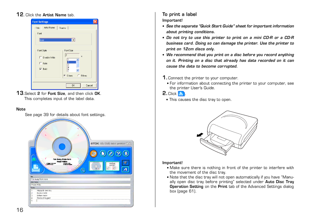 Casio LPCW-100 manual To print a label 