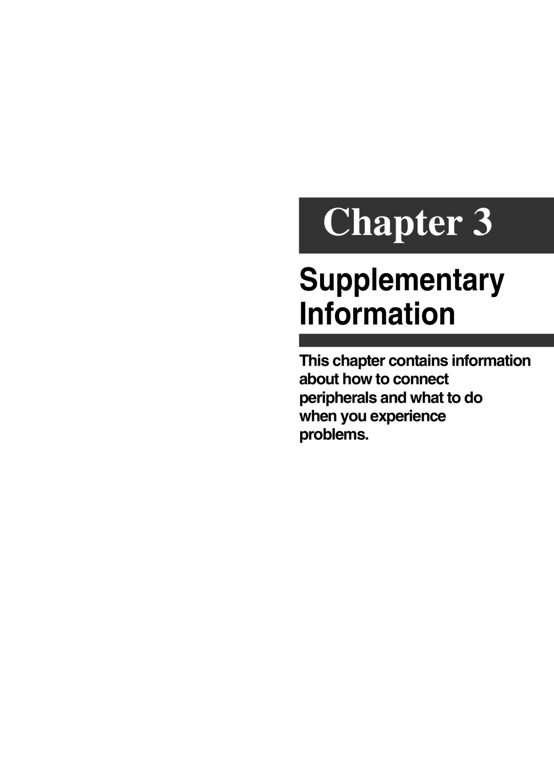 Casio MPC-501 manual Supplementary Information 