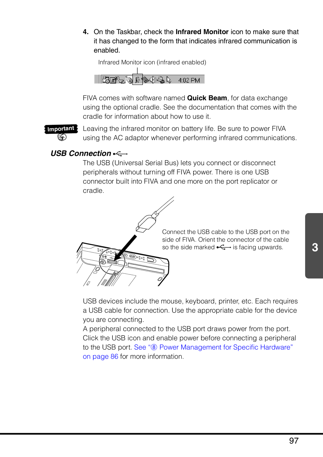 Casio MPC-501 manual USB Connection 