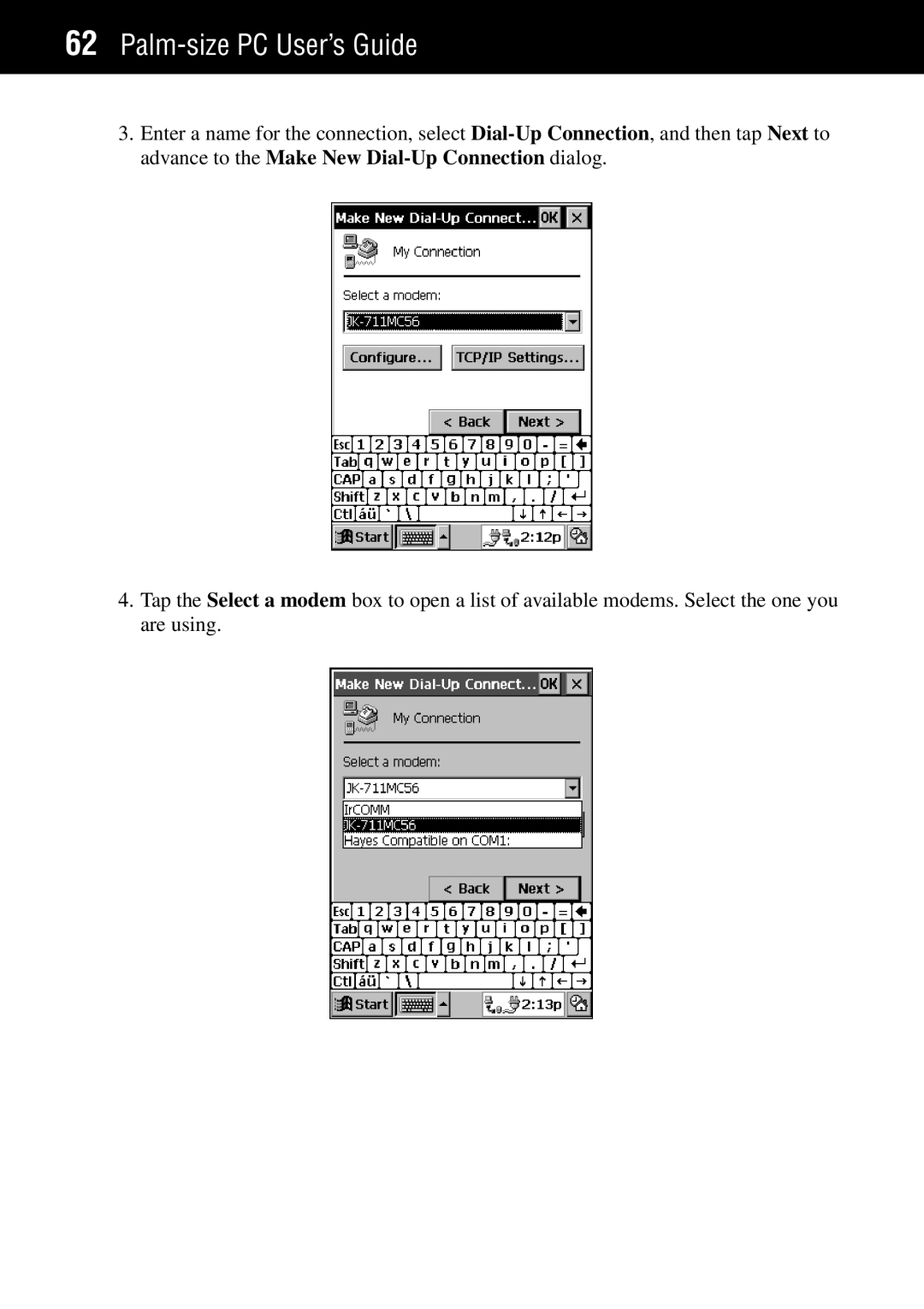 Casio manual Palm-size PC User’s Guide 