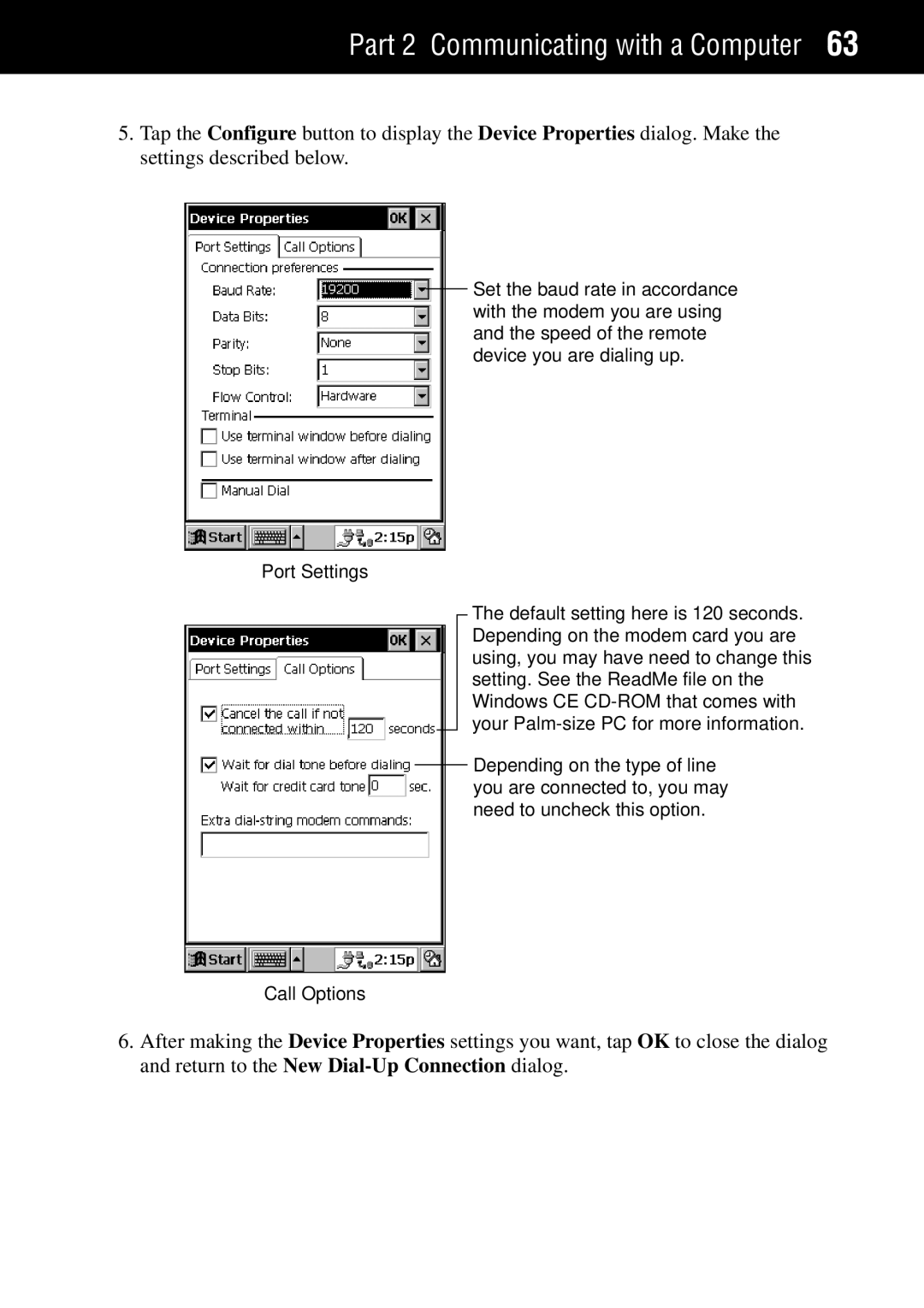 Casio Palm-size PC manual Part 2 Communicating with a Computer 