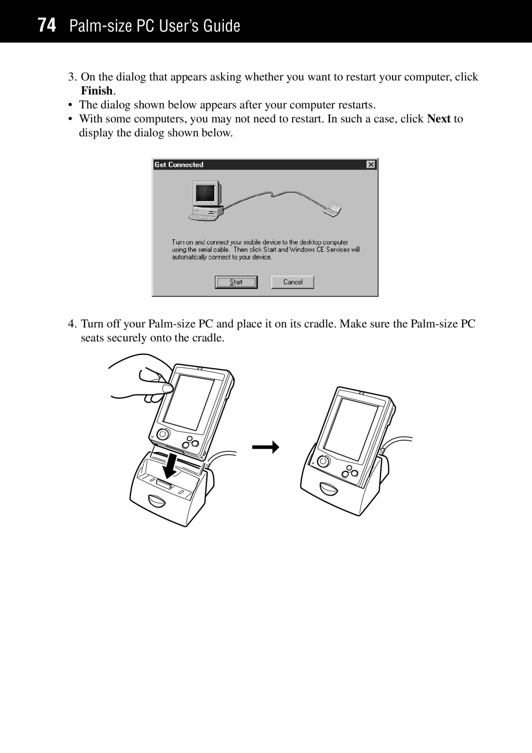 Casio manual Palm-size PC User’s Guide 