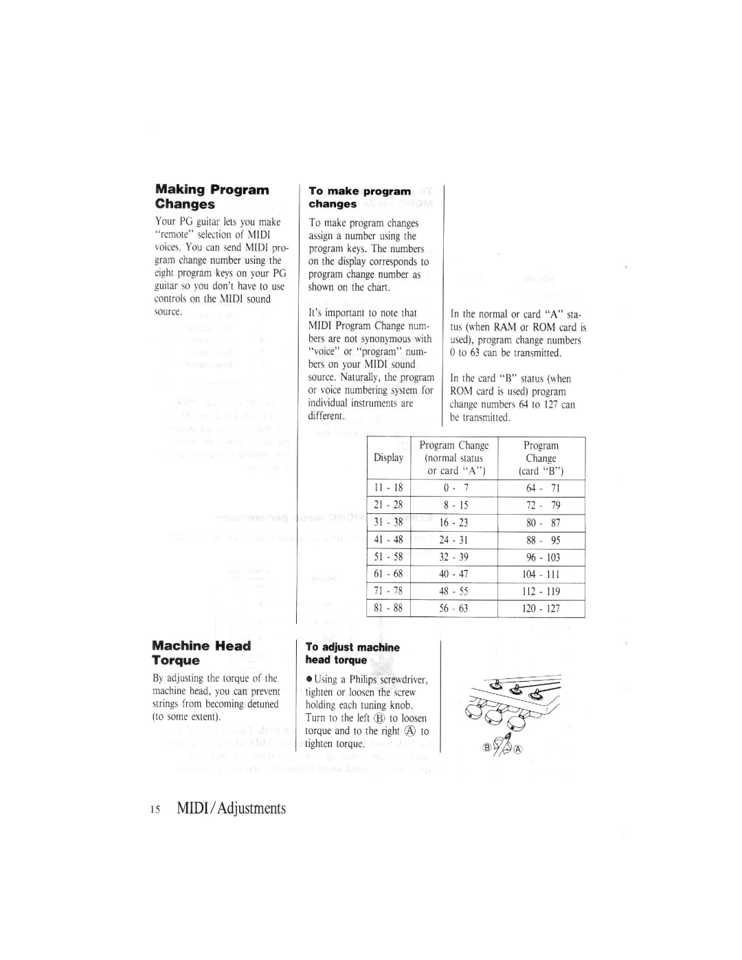 Casio PG-380 manual 