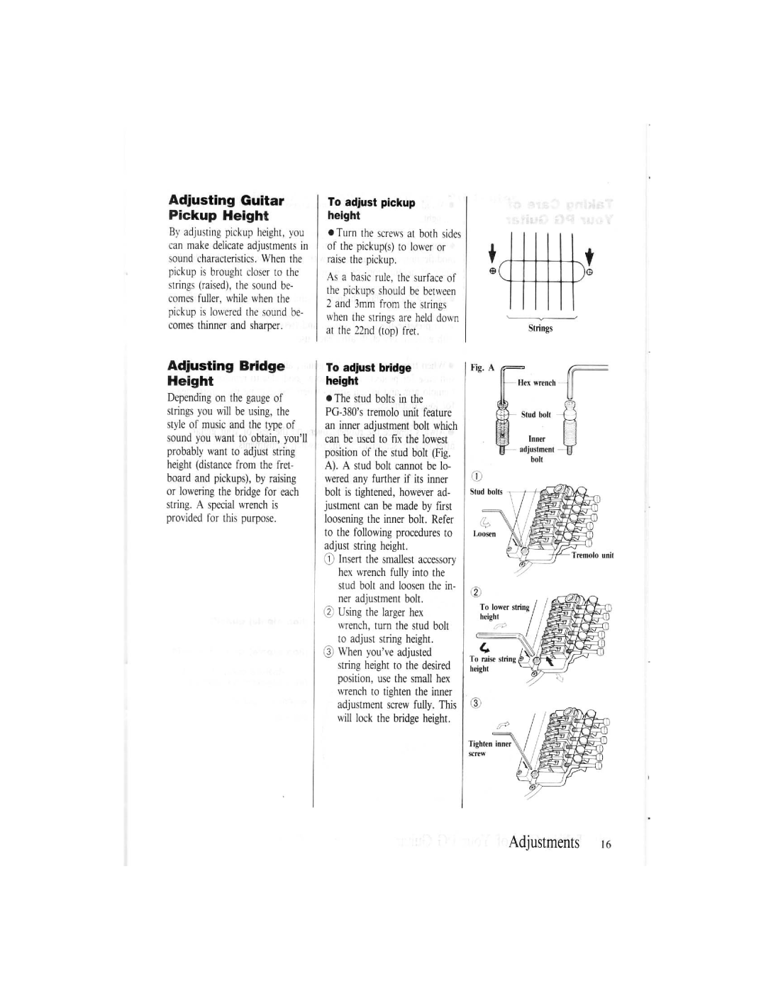 Casio PG-380 manual 