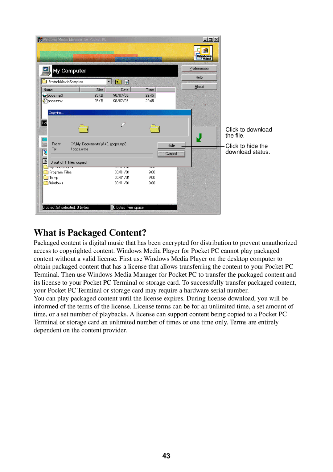 Casio Pocket PC Terminal manual What is Packaged Content? 