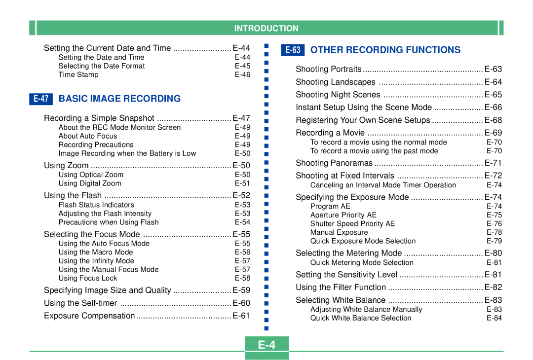 Casio QV-2300UX manual 47BASIC Image Recording 