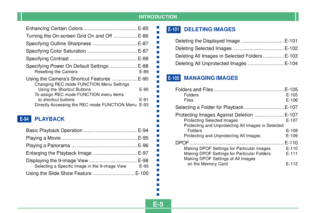 Casio QV-2300UX manual 101DELETING Images 