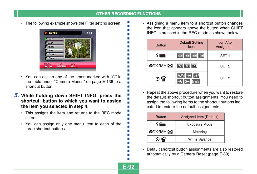 Casio QV-2300UX manual Set 