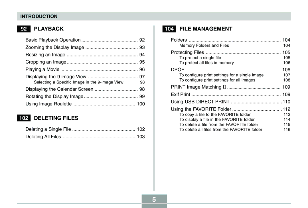 Casio QV-R40 manual Deleting Files 