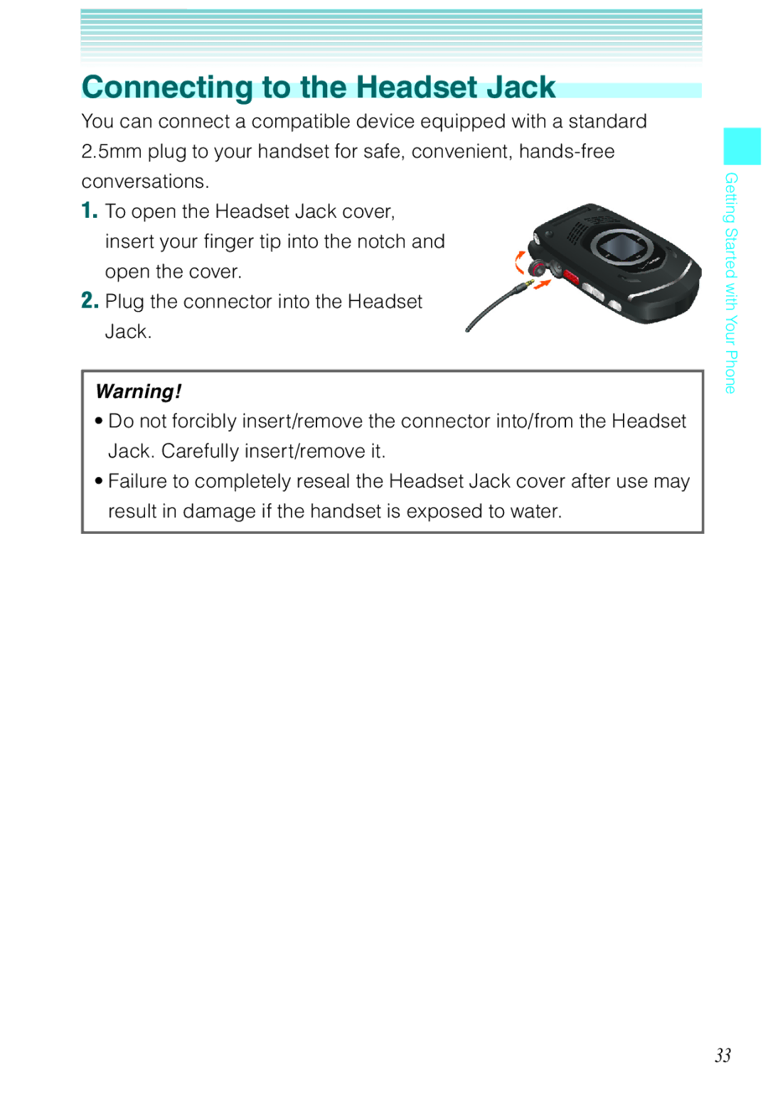 Casio Rock manual Connecting to the Headset Jack 