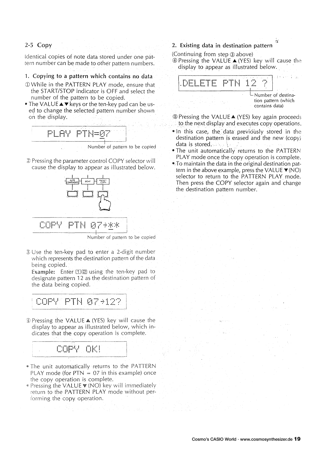 Casio RZ-1 manual 