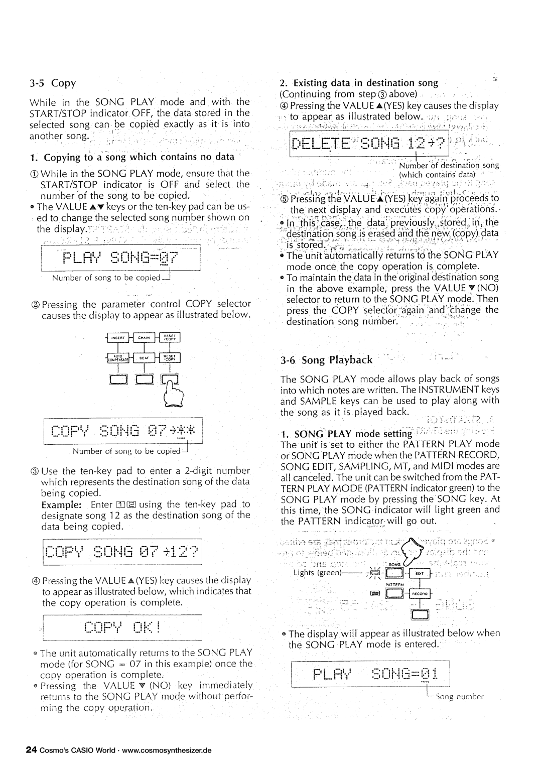 Casio RZ-1 manual 