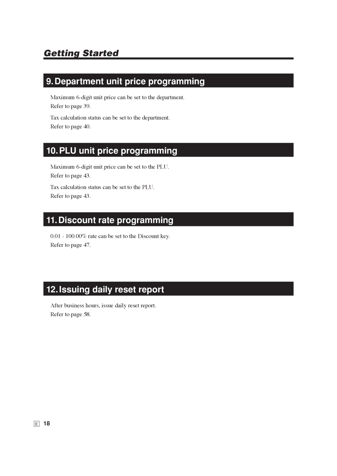 Casio SE-S6000, SE-C6000 user manual Discount rate programming 