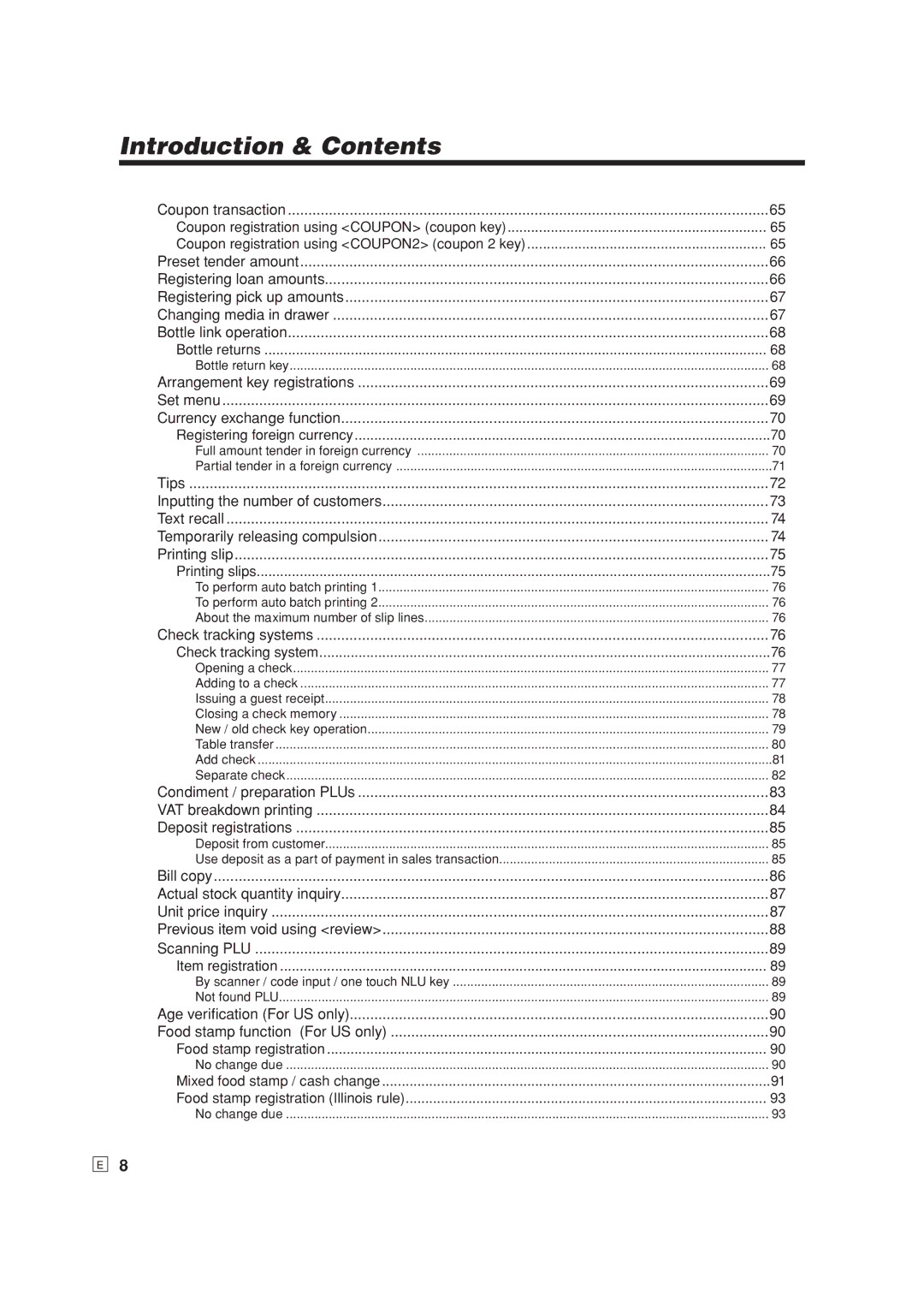 Casio SE-S6000, SE-C6000 user manual Check tracking systems 