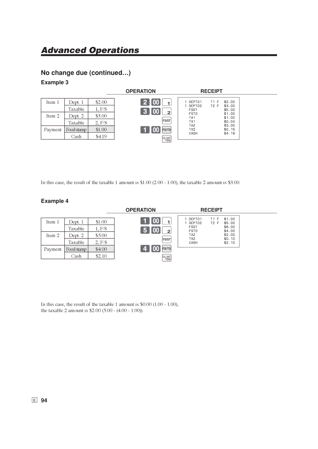 Casio SE-S6000, SE-C6000 user manual No change due … 