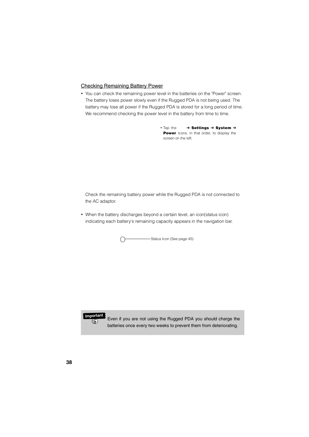 Casio Stylus manual Checking Remaining Battery Power 