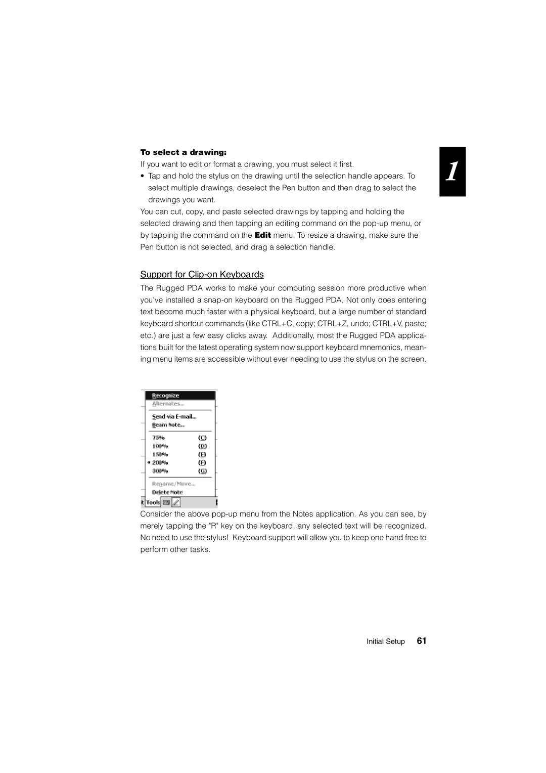 Casio Stylus manual Support for Clip-on Keyboards, To select a drawing 