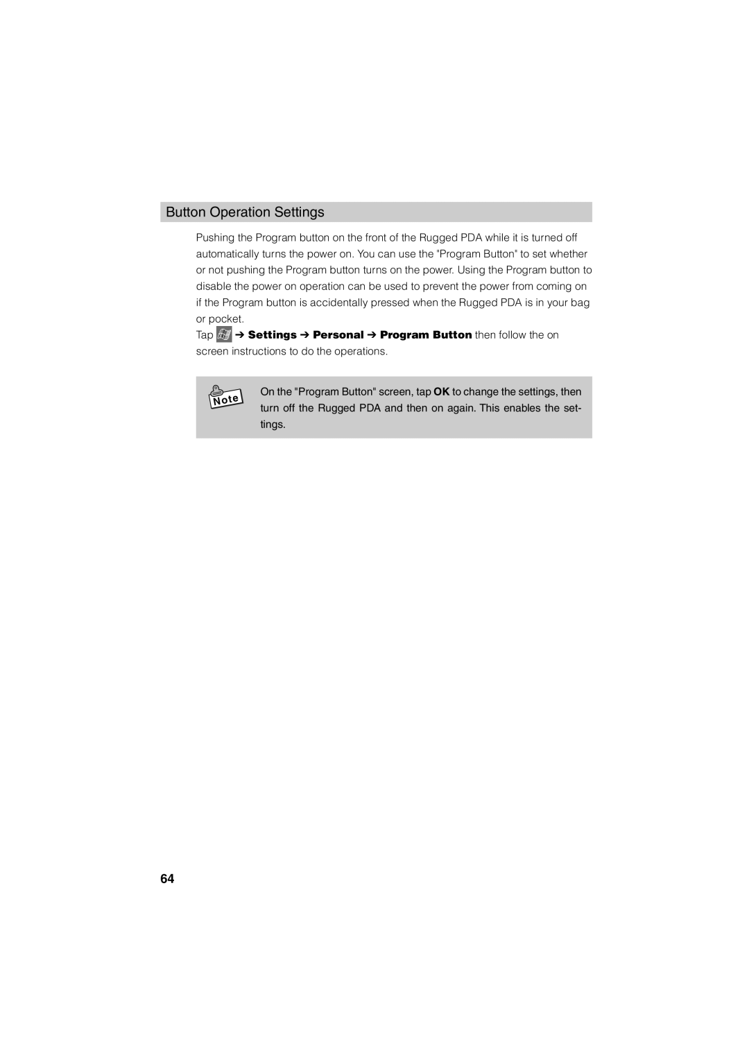 Casio Stylus manual Button Operation Settings 