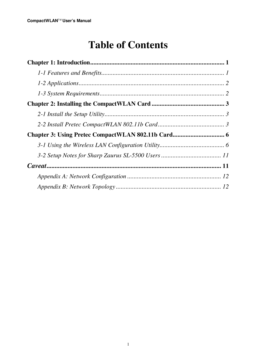 Casio Version 3.20 user manual Table of Contents 