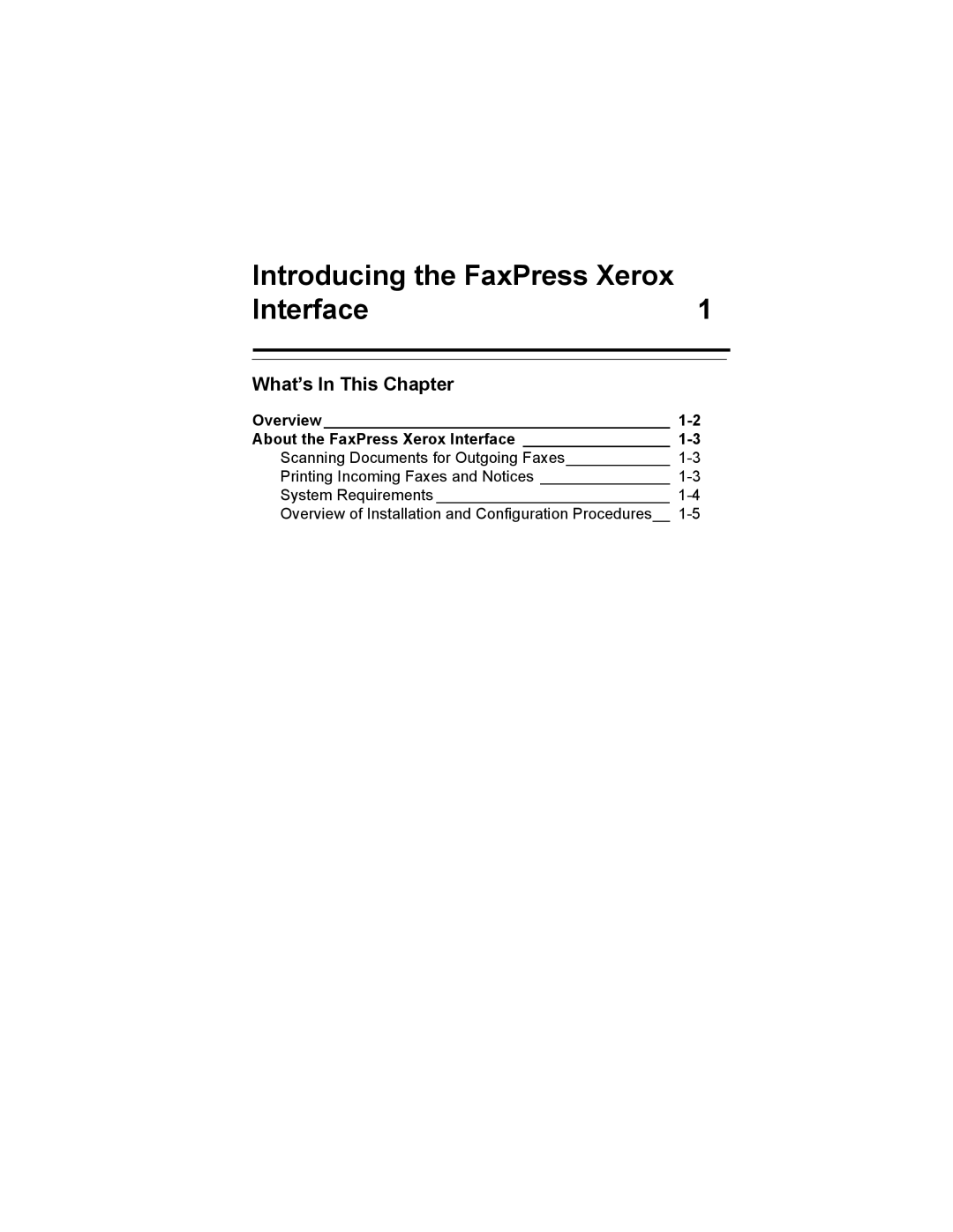 Castelle 61-1273-001 manual Introducing the FaxPress Xerox Interface1 