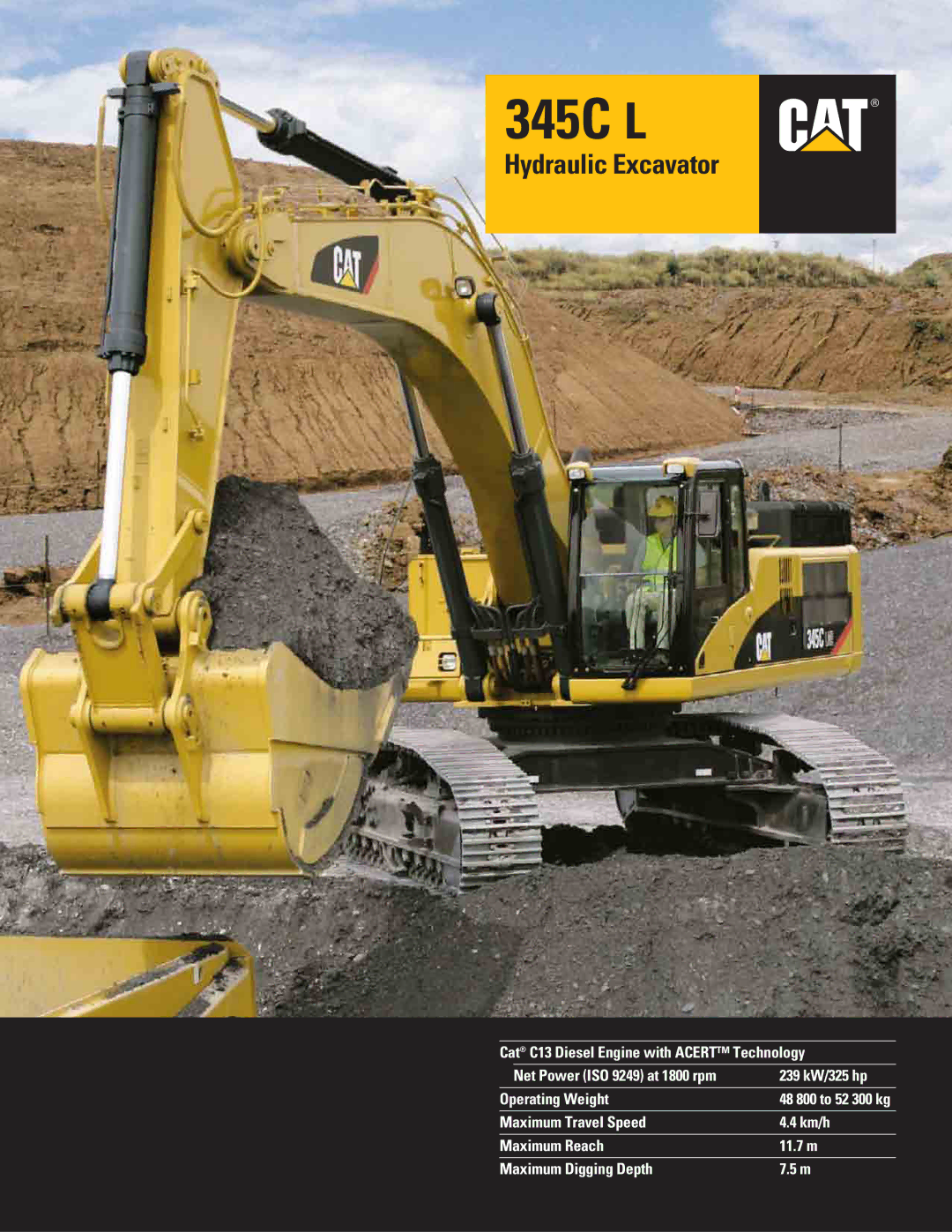 CAT 345C L manual 