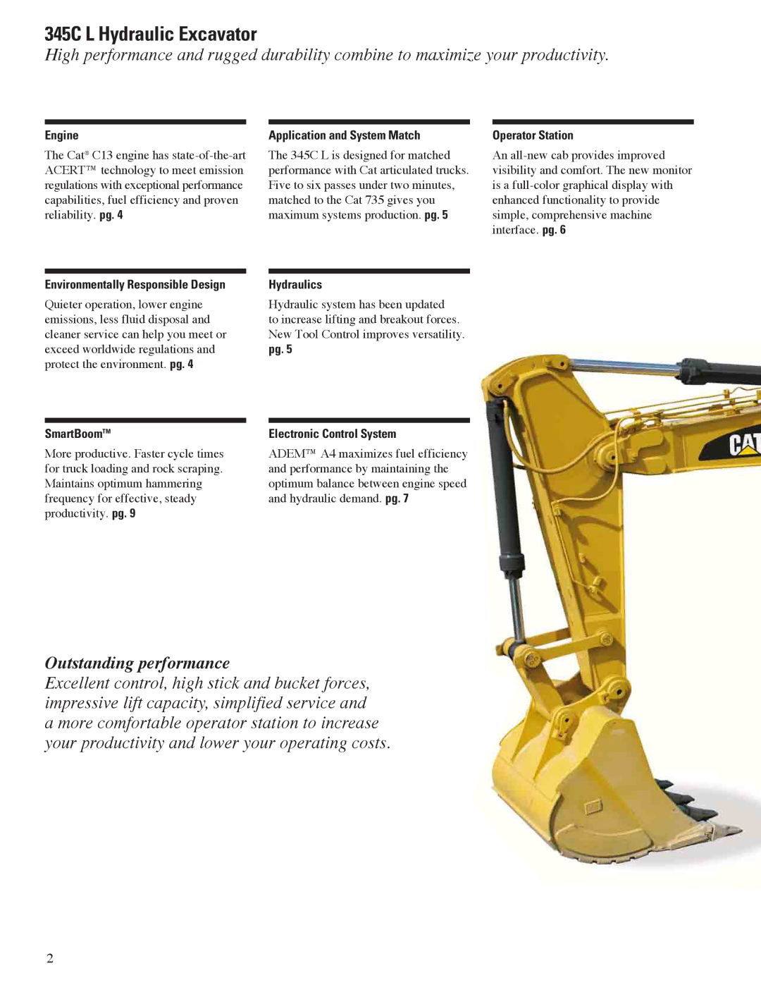 CAT manual 345C L Hydraulic Excavator 