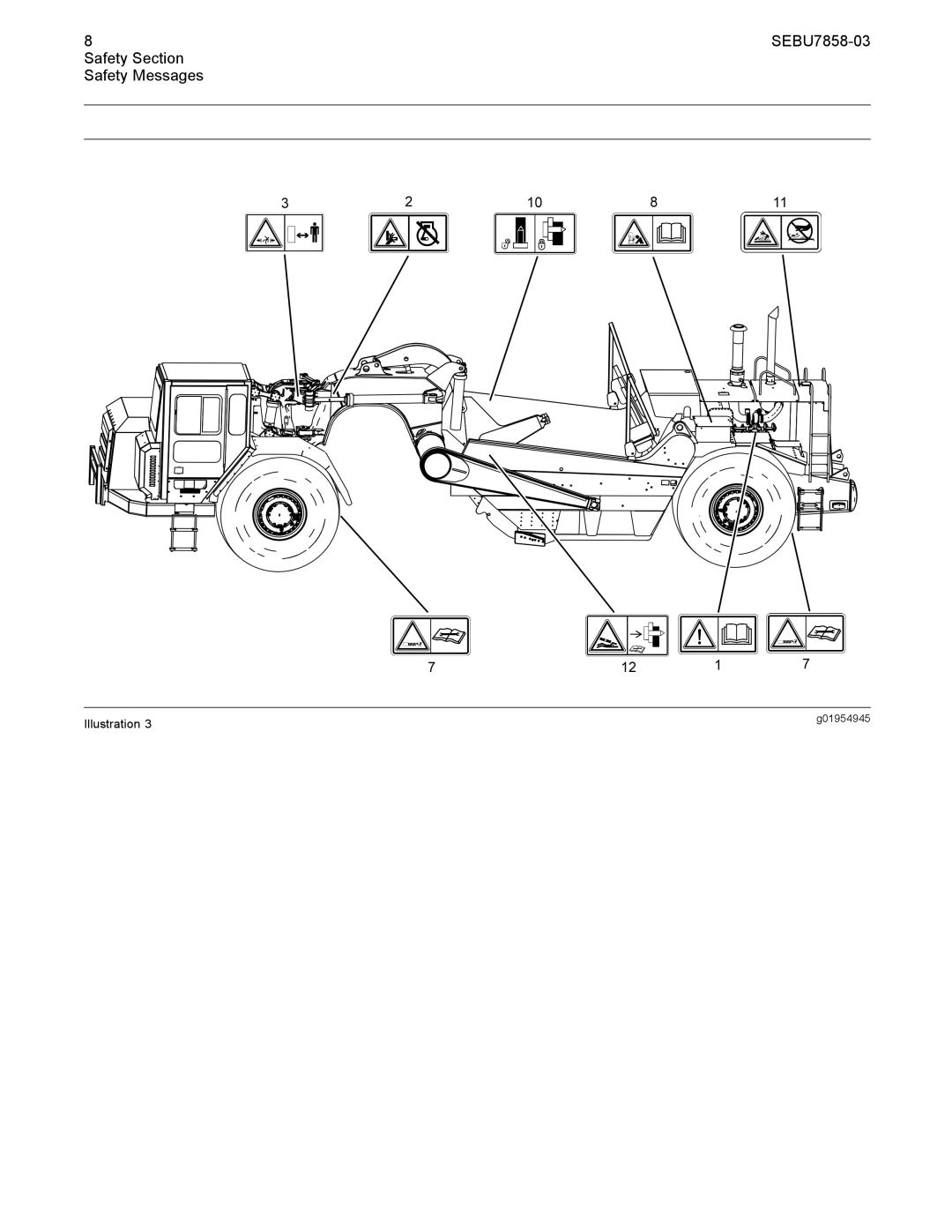 CAT 627G manual G01954945 