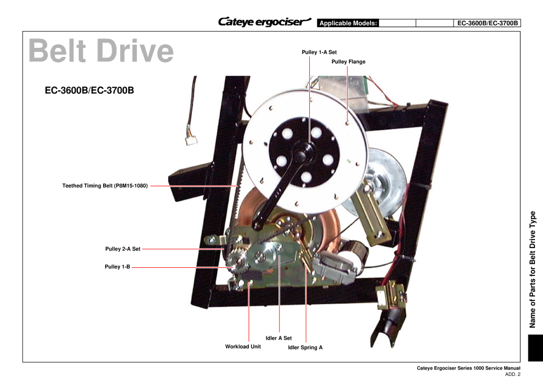 Cateye service manual EC-3600B/EC-3700B 