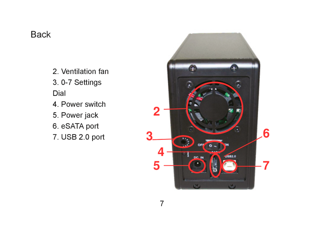 Cavalry Storage CADT-SA2 user manual Back 