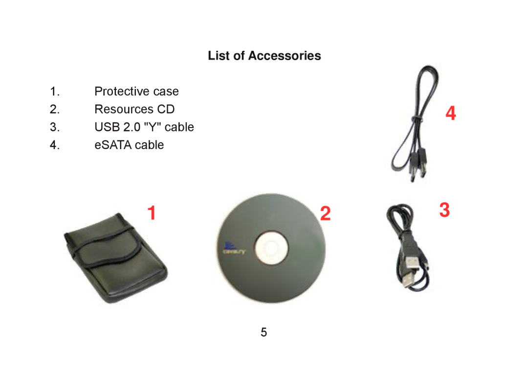 Cavalry Storage CAXR SERIES user manual List of Accessories 